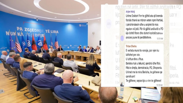 Berisha njoftoi heqjen e non-gratës, zbardhen sms-të në grupin e PD