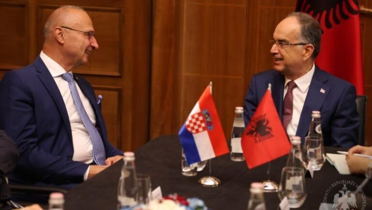 Presidenti Begaj pret ministrin e Jashtëm kroat: Mirënjohje për mbështetjen ndaj Shqipërisë në procesin e Integrimit