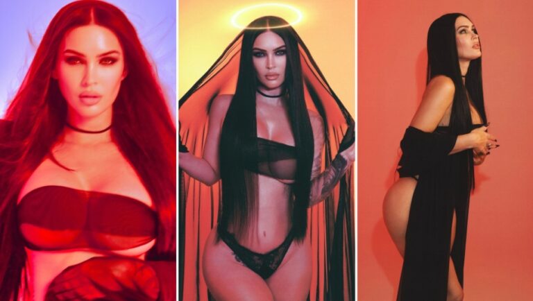 Megan Fox me të brendshme dhe vello të errët, shkakton polemika: “E turpshme”. Reagimi i saj