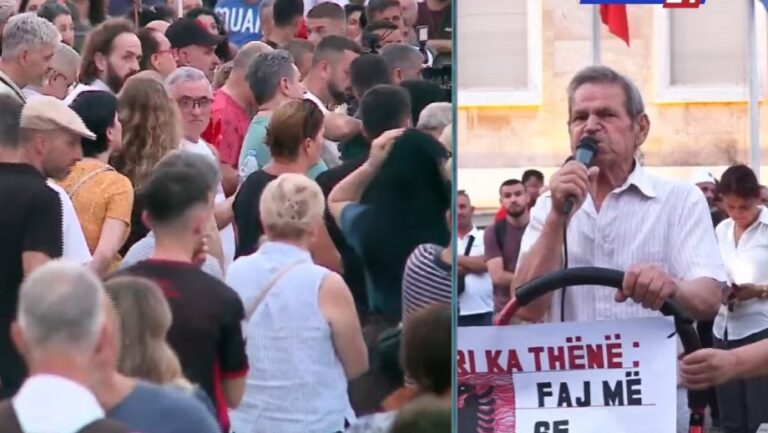 Protestuesi thirrje Forcave të Armatosura: Ta tërheqim zvarrë kryeministrin
