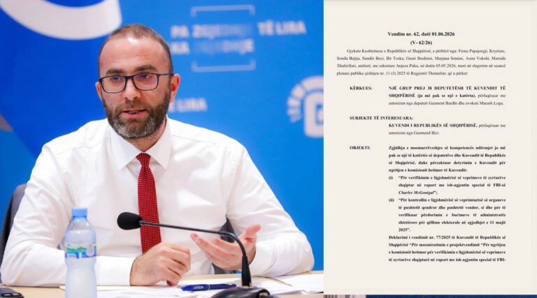 Zbardhet vendimi i Gjykatës Kushtetueses për “McGonigal”, Bardhi: U përdorën dy standarde për të njëjtin rast