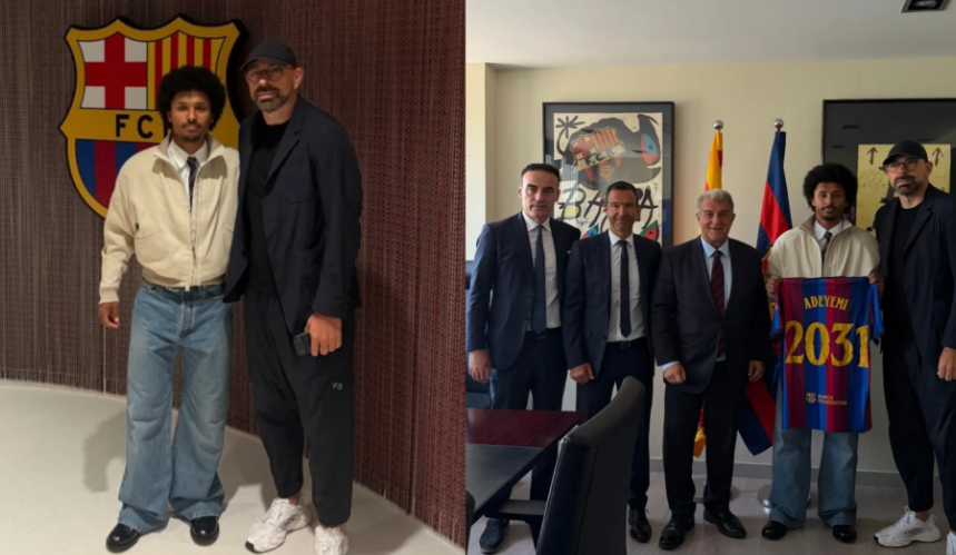 Drejtori i Partizanit krah Mendes  Olsi Rama asiston në transferimin e Adeyemit te Barcelona