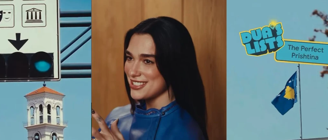 Dua Lipa fton botën të zbulojë Prishtinën përmes Google Maps Street View