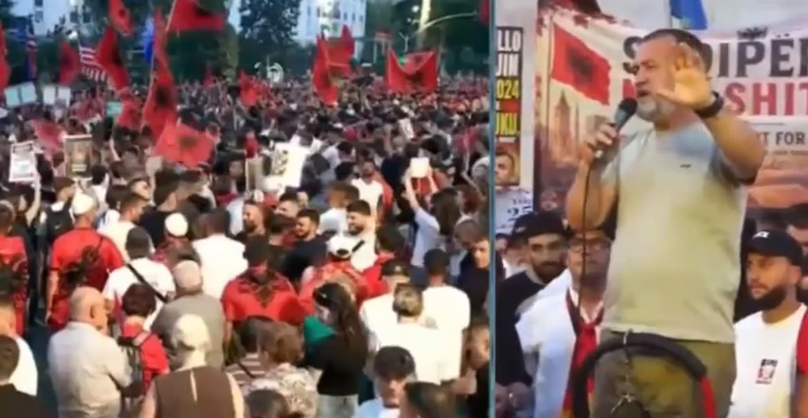 Organizuesi i protestës   Distancohuni nga dhuna  nuk pajtohemi me të   Video 