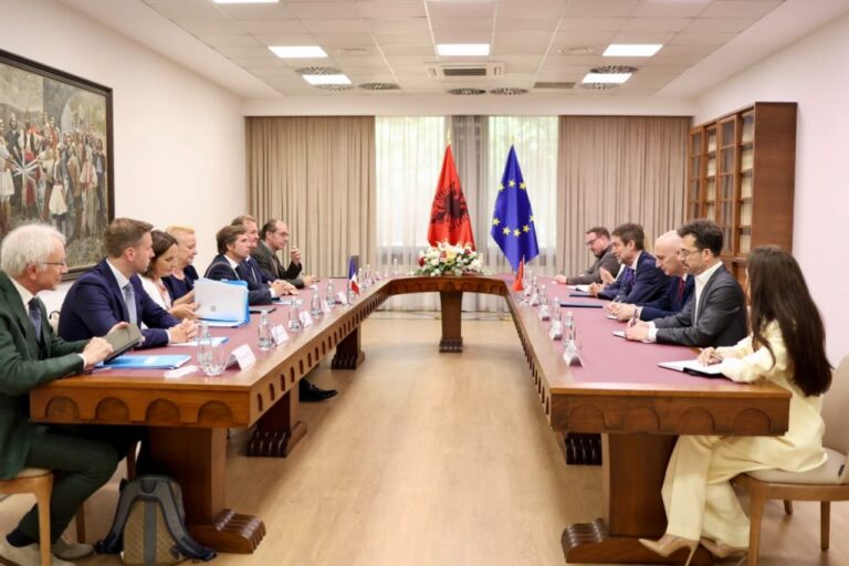 Takimi i ministrit Hoxha me parlamentarët francezë: Rritet mbështetja për rrugën evropiane të rajonit