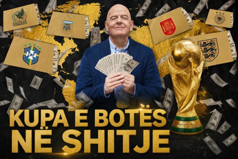 Infantino i premton 30 milionë paund FSHF dhe 210 federatave të tjera për të miratuar planin e shitjes së Kupës së Botës