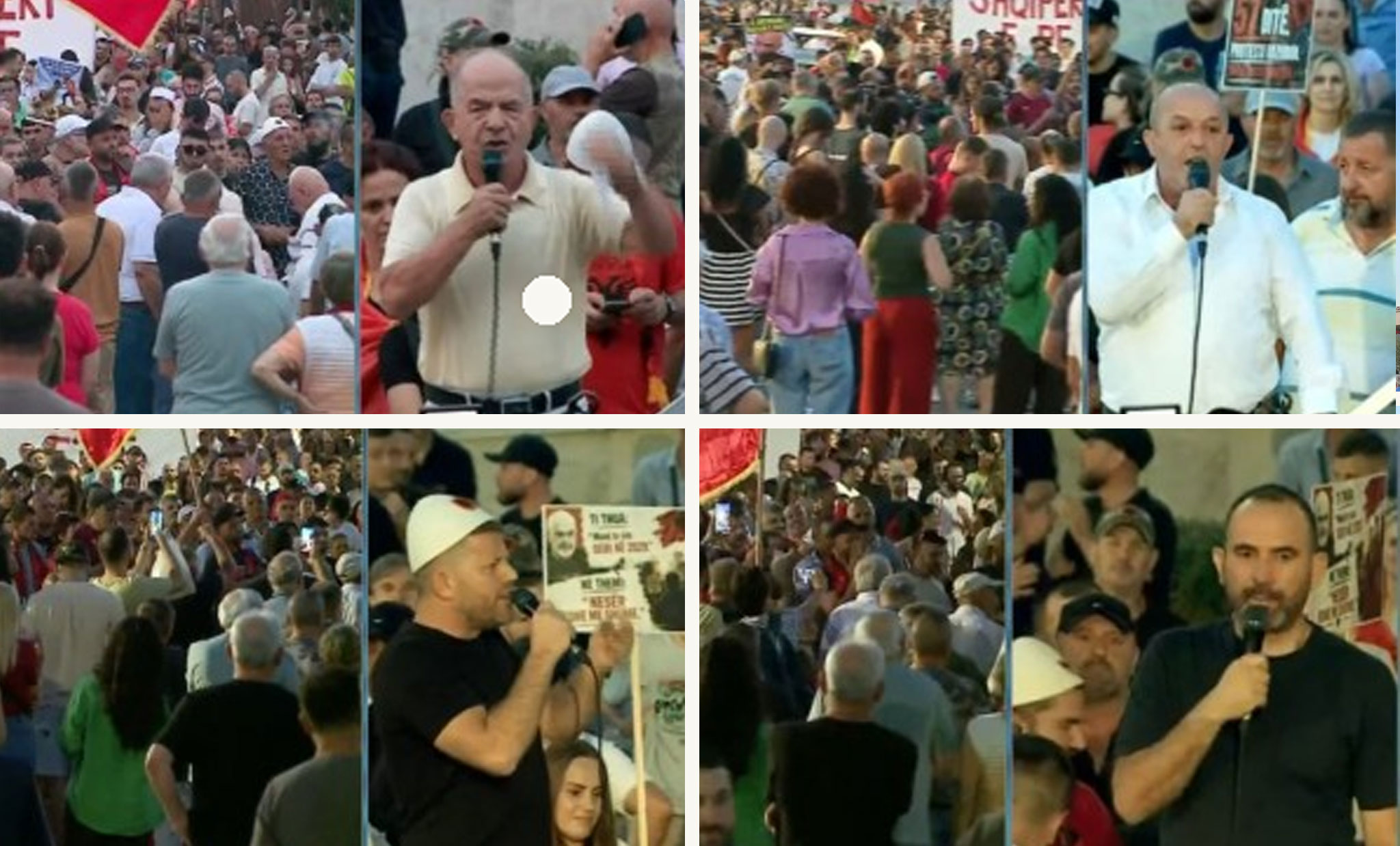 Dita e 57 të e reagimit qytetar  protestuesit të vendosur për të vazhduar deri në largimin e Edi Ramës