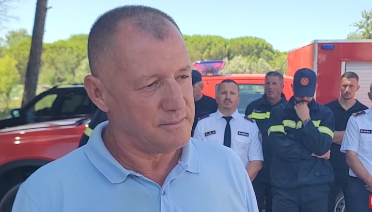 Zjarri në Shkozet nën kontroll, drejtori Troplini: Një efektiv ende në spital