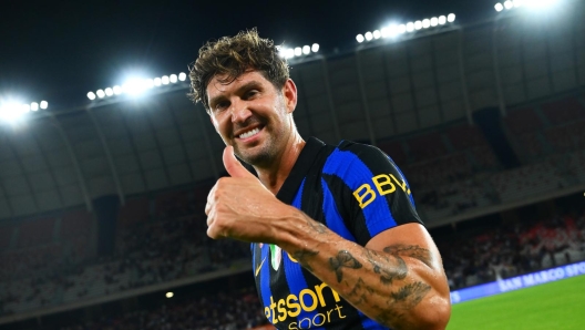 INTER   Inter  çfarë Stones  Gol në debutim dhe objektiva të mëdha   Këtu për Champions in 