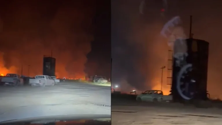 Flakët përfshijnë zonën naftëmbajtëse në Marinzë, në terren tre mjete zjarrfikëse
