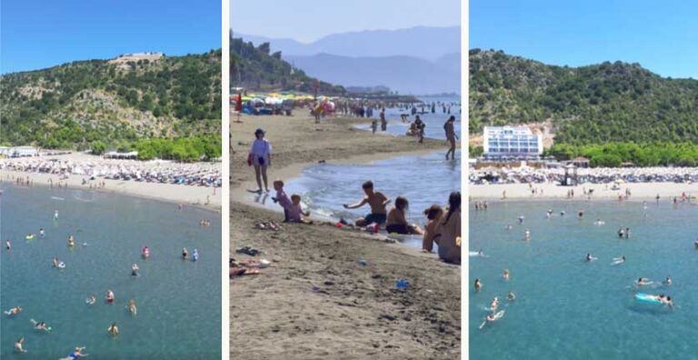 Rama uron javë të mbarë nga Plazhi i Ranës së Hedhun, perla ku dunat takojnë detin