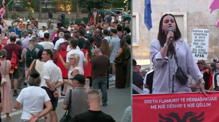 Sidorela Vatnikaj: Kërkesat tona të panegociueshme, nuk ikim nga sheshi pa dorëheqjen e Ramës