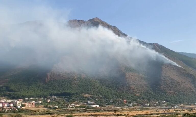 Zjarr mbi Vajkal të Bulqizës, dyshohet i qëllimshëm