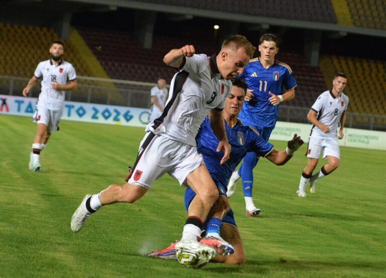 Lojërat Mesdhetare “Taranto 2026”/ Shqipëria U-21 barazon me Italinë në ndeshjen e parë të grupit
