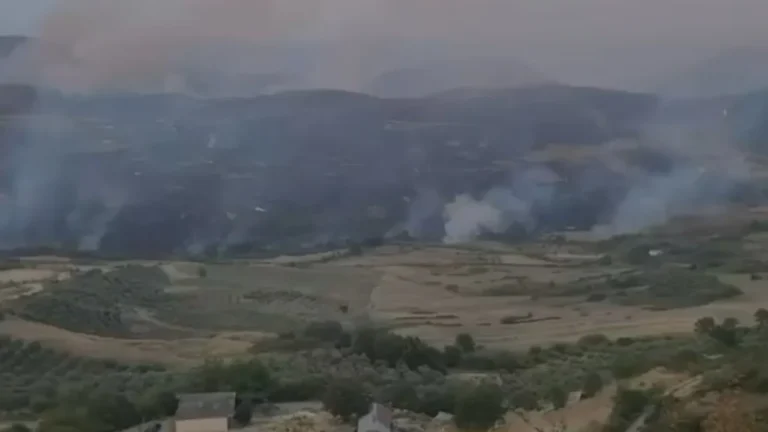 Zjarret në Mallakastër, vijon operacioni për izolimin e flakëve në Panahor dhe Vlos
