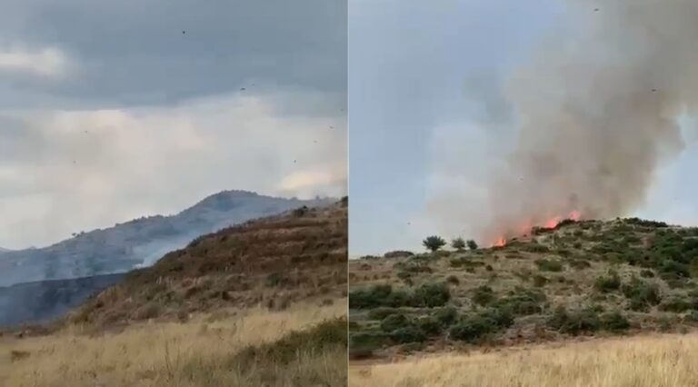 Zjarri përfshin Nivicën, era përhap me shpejtësi flakët