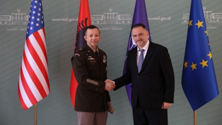 Ministri Nufi pret Komandantin e Forcës Ndërkombëtare të Stabilizimit për Gazën: Thellojmë bashkëpunimin me SHBA në fushën e mbrojtjes
