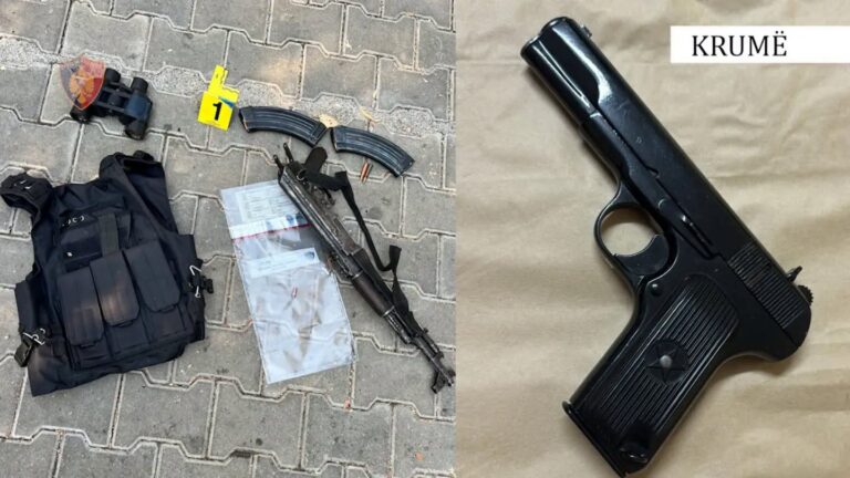 Kukës, vetëdorëzohet autori i dyshuar i plagosjes së 29-vjeçarit, policia sekuestron armët, municion dhe mjete të tjera