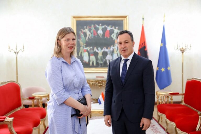 Kryeparlamentari Peleshi pret ambasadoren e re të Holandës: Intensifikim i dialogut politik