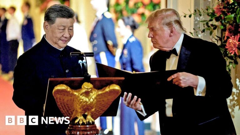Xi dhe Trump theksojnë miqësinë dhe përgjegjësinë në darkën shtetërore në Shtëpinë e Bardhë