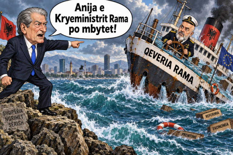 Berisha: Anija e Ramës po mbytet!