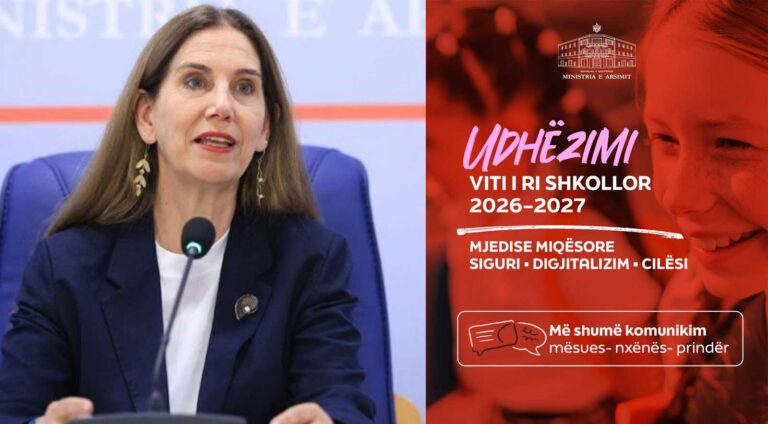 Ministrja e Arsimit, Mirela Kumbaro: Viti i ri shkollor, forcim i komunikimit mësues-nxënës-prindër