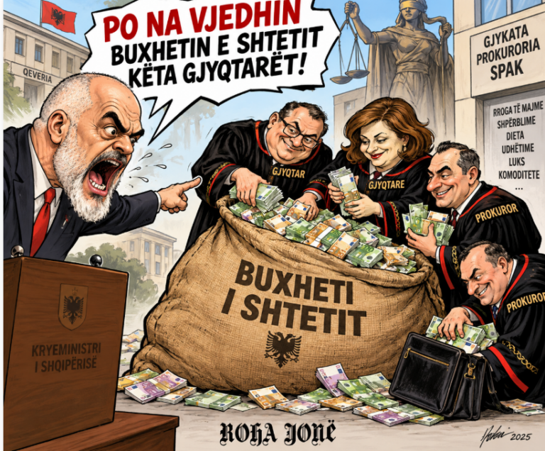 Karikatura e Ditës: Buxheti i Shtetit!