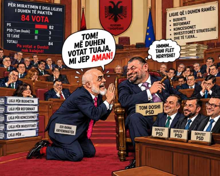 Tom Doshi bën numrin magjik 84!