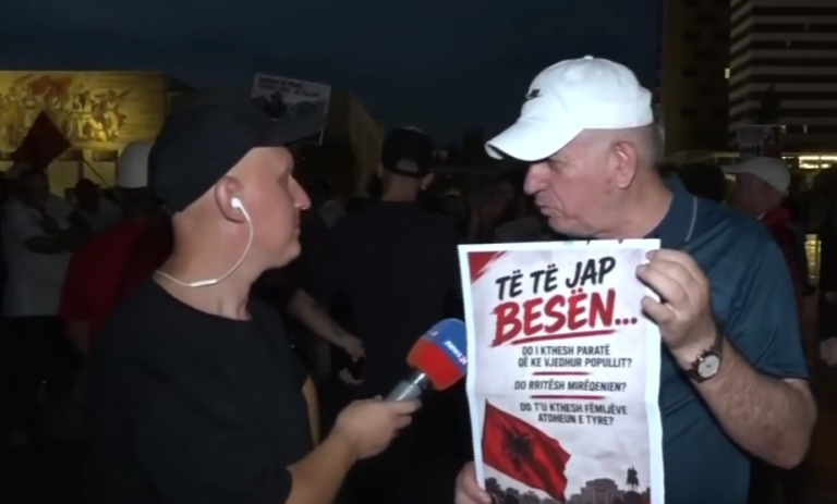 “Pensioni 200 mijë lekë, i sëmurë dhe pa shpresë”, protestuesi: Çfarë Bese ti jap Ramës?