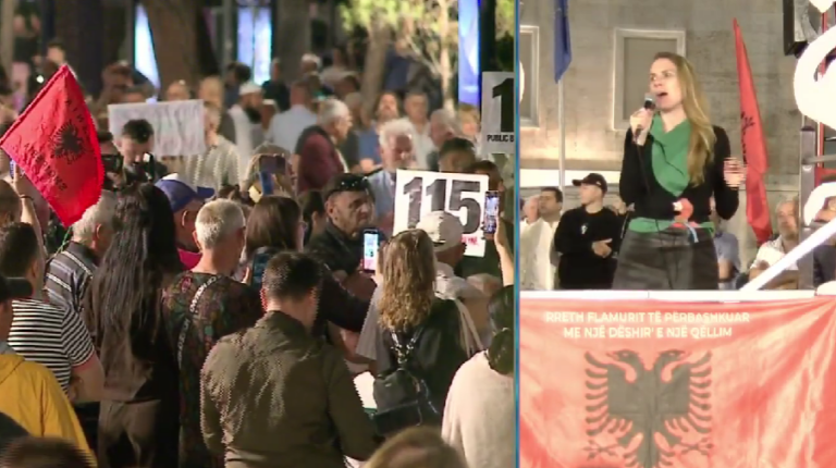 Eurodeputetja Strolenberg flet në protestë: Keni mbështetjen e Europës