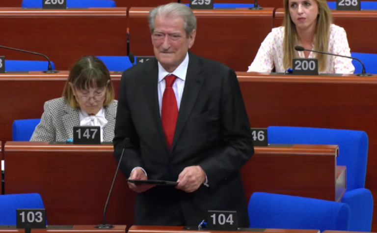 Berisha në Këshillin e Europës: Shqipëria përballë një kërcënimi ekzistencial, qëndrim për të shpëtuar kombin