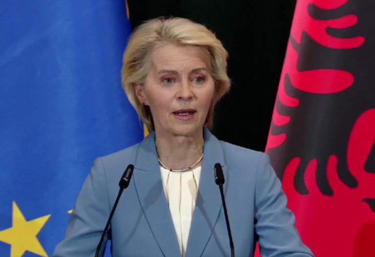 Mbështetja pas tërmetit, Von der Leyen: ”Emin Duraku”, një prej 63 shkollave të rindërtuara me mbështetjen e BE-së