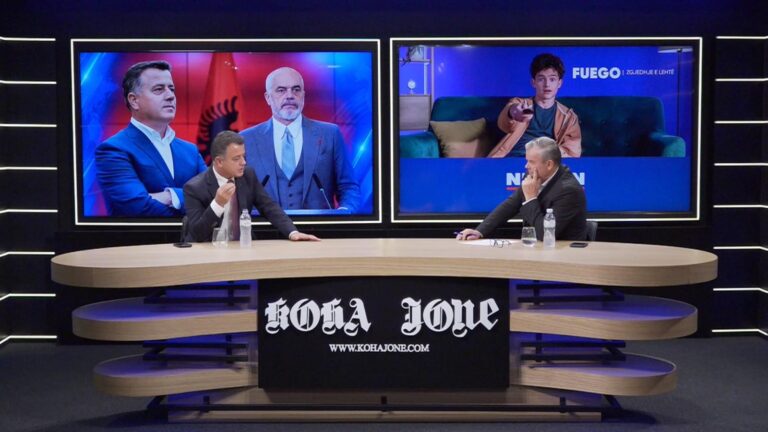 Përplasje e fortë në emision mes Flamur Nokës dhe Nikoll Lesit / KOHA JONE-DEBAT