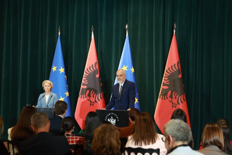 Rama: Mbyllja e kapitujve nis brenda vitit. Ursula von der Leyen: Shqipëria ka përmbushur 80% të reformave