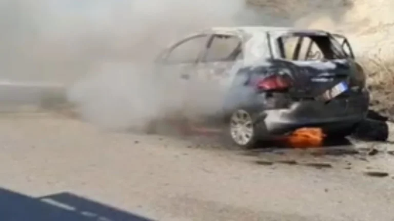 Merr flakë automjeti Toyota Auris te kthesa e Picarit