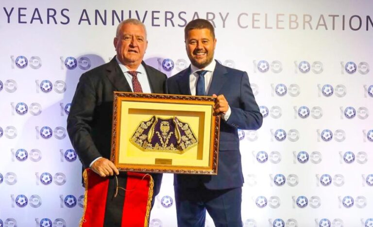 Armand Duka në festën e 100 vjetorit të Federatës Greke: Një jubile i rëndësishëm për futbollin e vendit