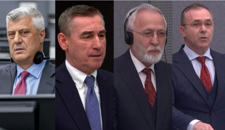 Vendimi tronditës! Gjykata Speciale dënon Hashim Thaçin, Jakup Kraniqin, Kadri Veselin dhe Rexhep Selimin