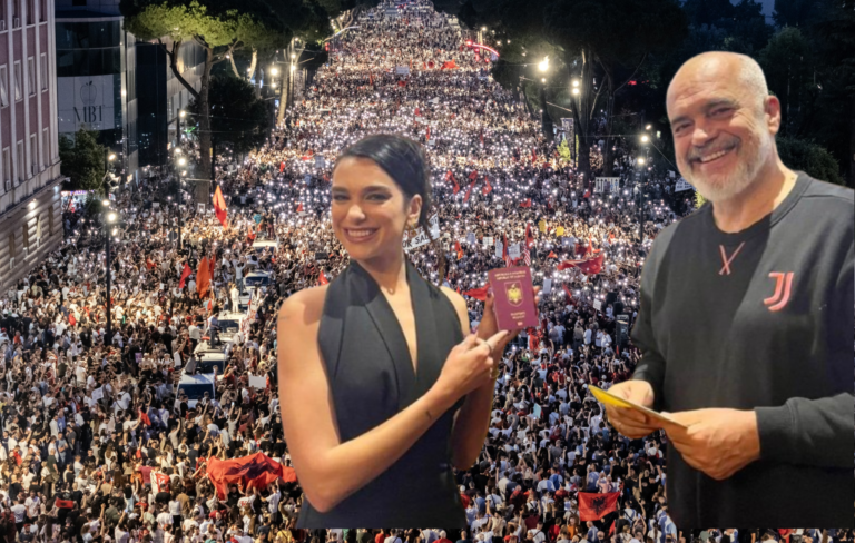Rama thumbon nga Brukseli: Dua e do protestën, unë dua Duan. Ajo është këngëtare, jo Papa