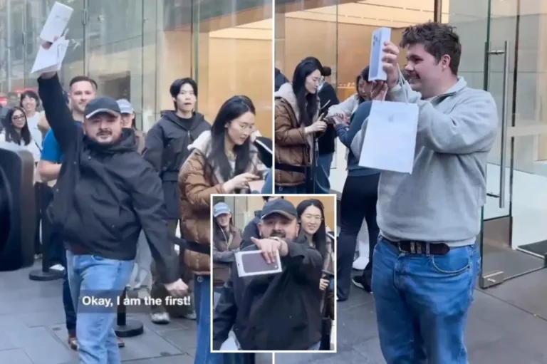 Kaos jashtë dyqanit Apple për shkak të blerjes së iPhone 18 në Australi