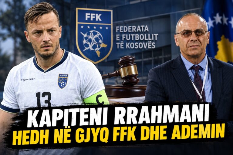 Amir Rrahmani hedh në gjyq FFK dhe Ademin pas largimit nga Kombëtarja e Kosovës