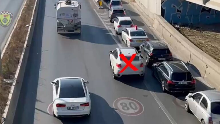 Rrugorja e Tiranës: 7 të arrestuar dhe mbi 6800 gjoba në 72 orë