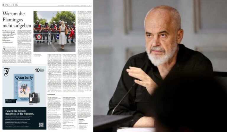 Rama për “Frankfurter Allgemeine Zeitung”: Shqipëria nuk shitet, Sazani do mbetet pronë e shtetit shqiptar