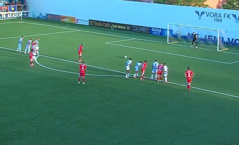 VAR-i shpëton Skënderbeun, korçarët marrin barazim në minutat shtesë ndaj Vorës