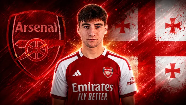 Arsenali siguron talentin gjeorgjian, e cilësojnë si “Kvaratskhelia i ri”