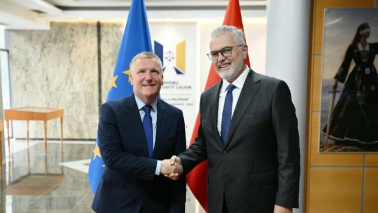Ministri Gogu takon komisionerin europian McGrath: Reforma në drejtësi dhe integrimi në BE në fokus