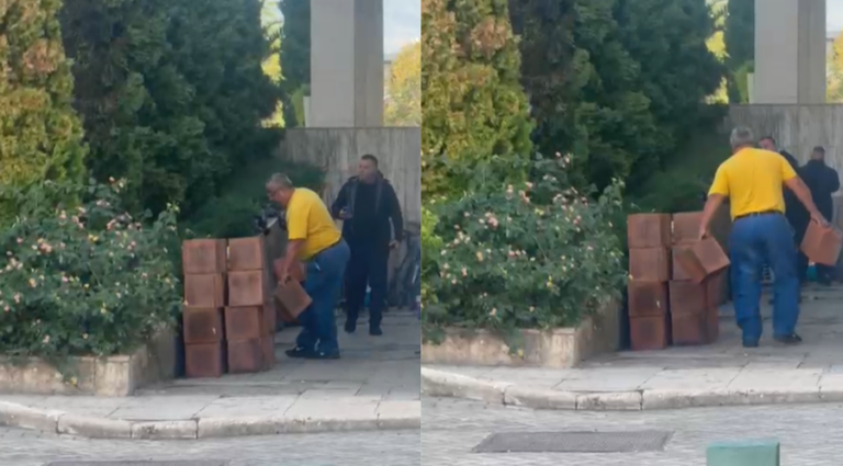 Çfarë po ndodh te Kryeministria? Vendosen blloqe me tulla