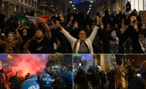 Tensione të forta në Itali, kontrolle në 20 qytete. Përplasje mes demonstruesve dhe forcave të rendit