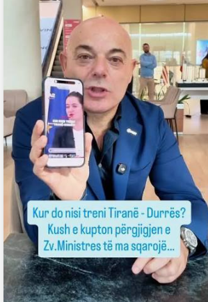 Gazetari Blendi Fevziu tallet me zv/ministren e Transporteve!