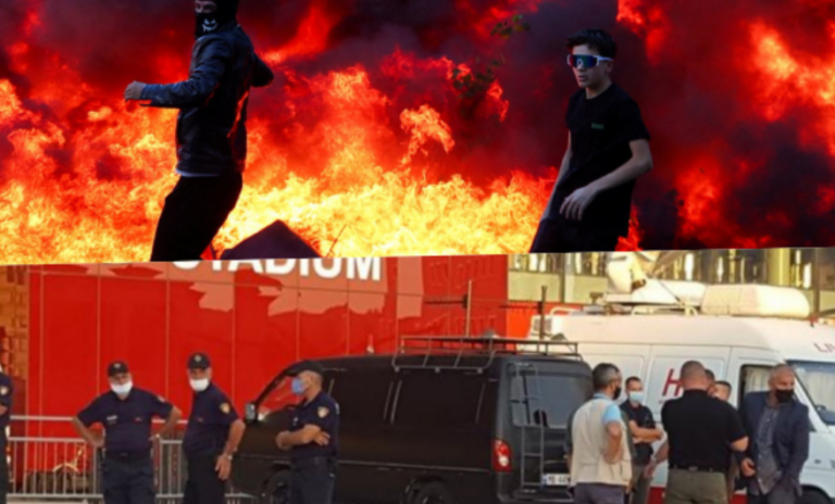 Protestuesit djegin edhe ministrinë e Drejtësisë