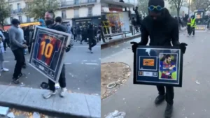 Trazirat në Paris, vidhen një fanellë dhe shiriti i kapitenit të Lionel Messit